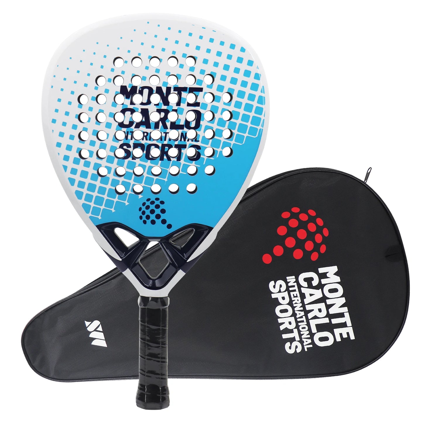 Monte Carlo Blue & White Padel Racket