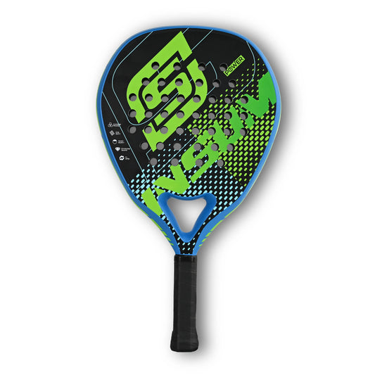 INSUM POWER Black, Blue & Lime Green Padel Racket